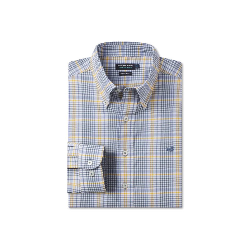 Shores Windowpane Performance Dress Shirt