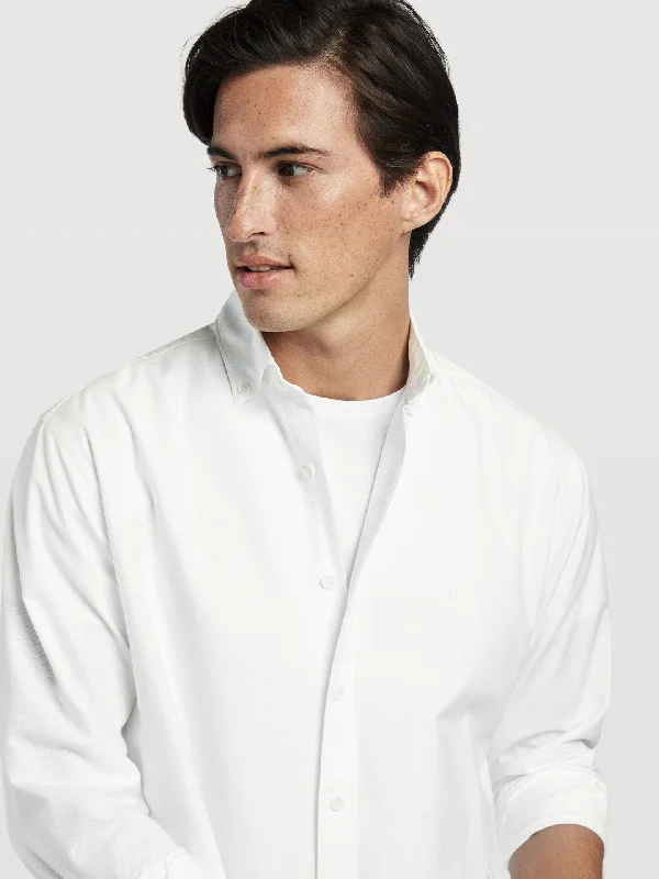 Timeless essential regular fit plain oxford shirt