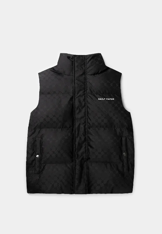 DAILY PAPER Pondo Bodywarmer Monogram - Black