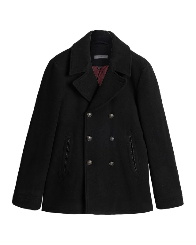 John Varvatos Carlos Wool-Blend Peacoat