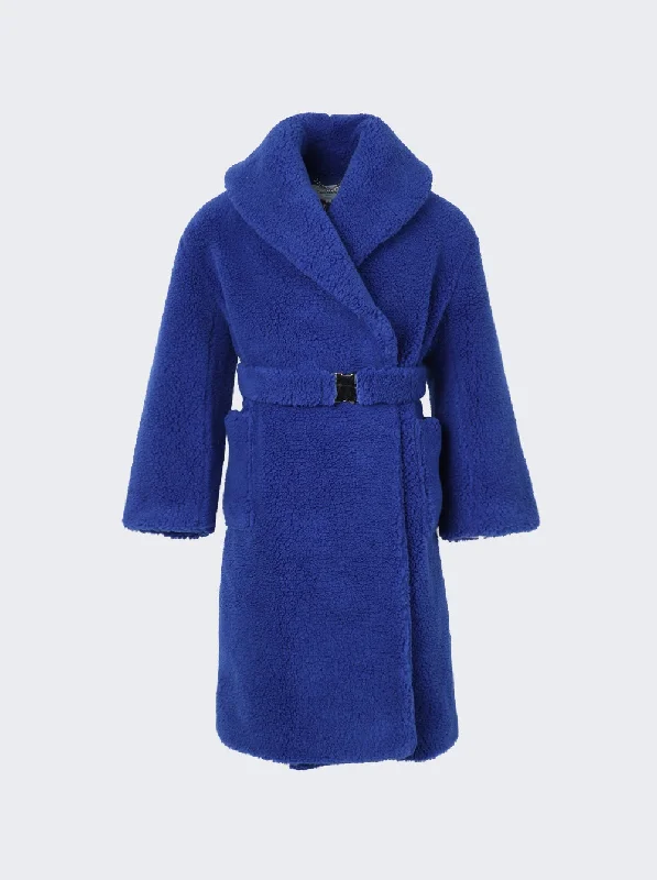 Recycled Polyester Shearling Robe