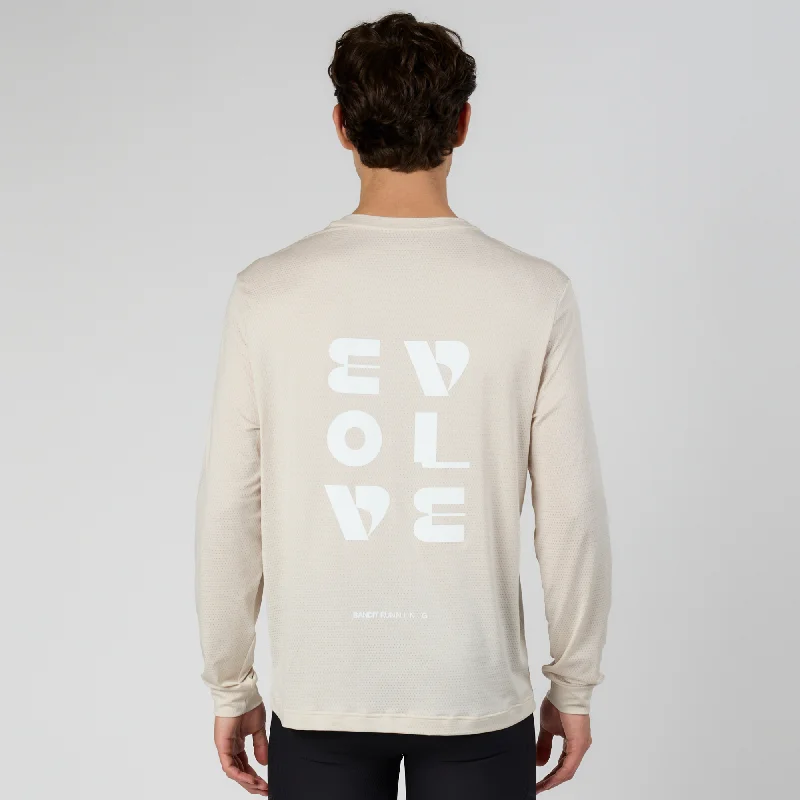 Micromesh™ Evolve Long Sleeve  Tee - Unisex, Champagne