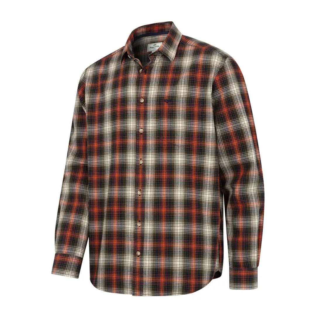 Hoggs of Fife Tiree Herringbone Check Shirt