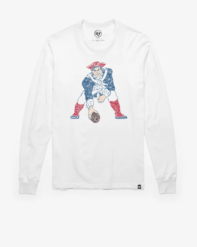 NEW ENGLAND PATRIOTS HISTORIC PREMIER '47 FRANKLIN LONG SLEEVE TEE