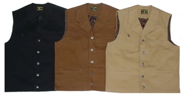 Wyoming Traders Men's Bronco Canvas Vest