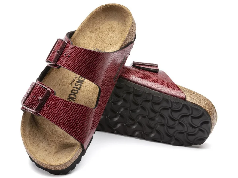 Women's Ankle - Strap Sandals with a Block Heel in Red for a Sophisticated StyleArizona Magical Maroon Women's Ankle - Strap Sandals with a Block Heel in Red for a Sophisticated StyleArizona Magical Maroon