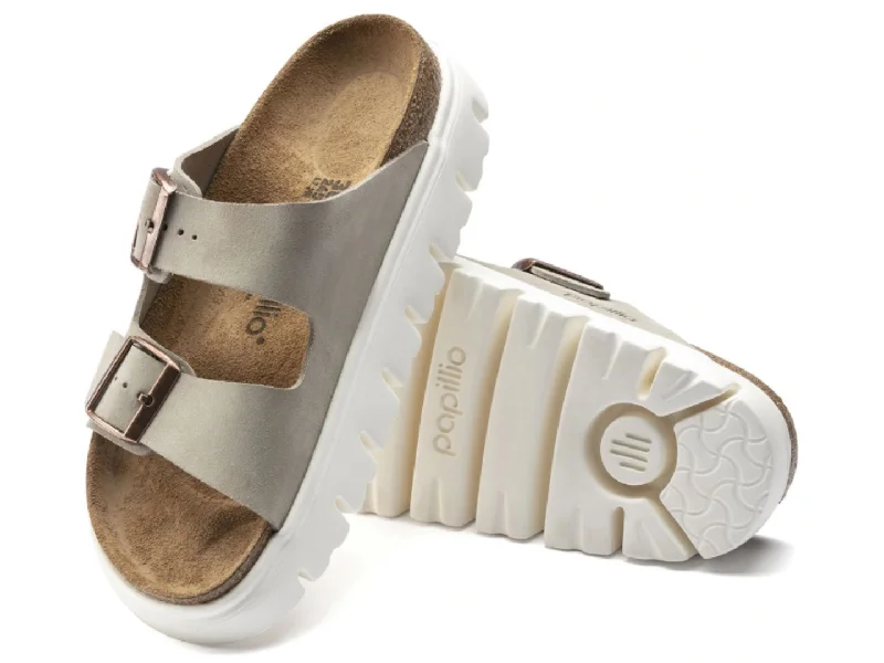 Women's Rhinestone - Embellished Open - Toe Sandals in Silver for a Glamorous Party LookArizona Chunky Taupe Women's Rhinestone - Embellished Open - Toe Sandals in Silver for a Glamorous Party LookArizona Chunky Taupe