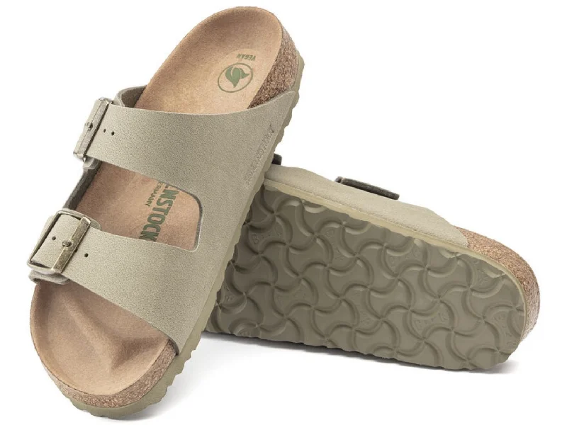 Child - Friendly Women's Sandals with a Secure Buckle in Purple for Moms on the GoBirkenstock: Arizona Khaki Vegan Child - Friendly Women's Sandals with a Secure Buckle in Purple for Moms on the GoBirkenstock: Arizona Khaki Vegan