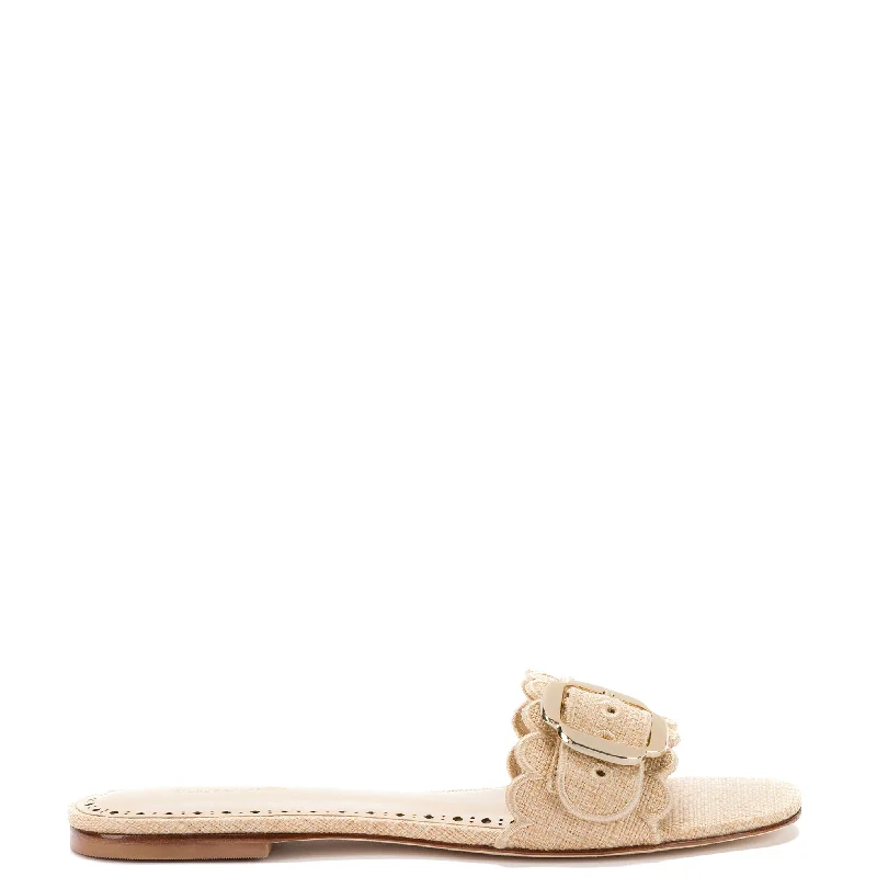 Lightweight Women's Mesh - Paneled Sandals in Yellow for BreathabilityIvy Broderie Flat Mule In Beige Raffia Lightweight Women's Mesh - Paneled Sandals in Yellow for BreathabilityIvy Broderie Flat Mule In Beige Raffia