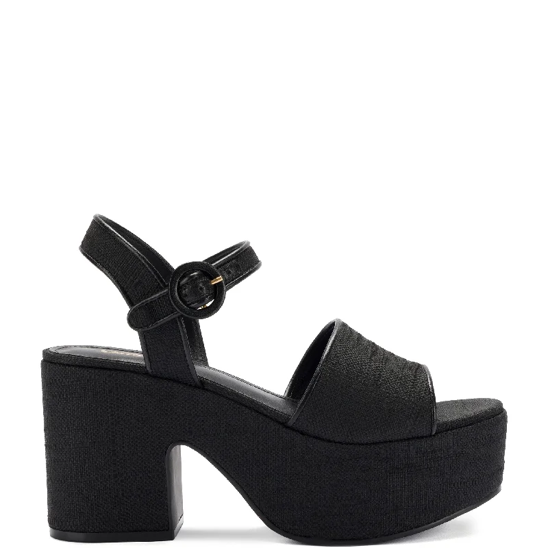 Women's Rhinestone - Embellished Open - Toe Sandals in Silver for a Glamorous Party LookMiso Platform Strap Sandal In Black Raffia Women's Rhinestone - Embellished Open - Toe Sandals in Silver for a Glamorous Party LookMiso Platform Strap Sandal In Black Raffia