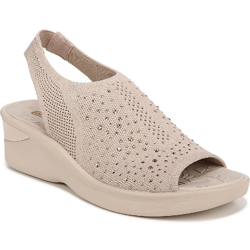 Lightweight Women's Mesh - Paneled Sandals in Yellow for BreathabilityLightweight Women's Mesh - Paneled Sandals in Yellow for BreathabilityBzees Womens Sicily Bright Knit Slingback Sandals