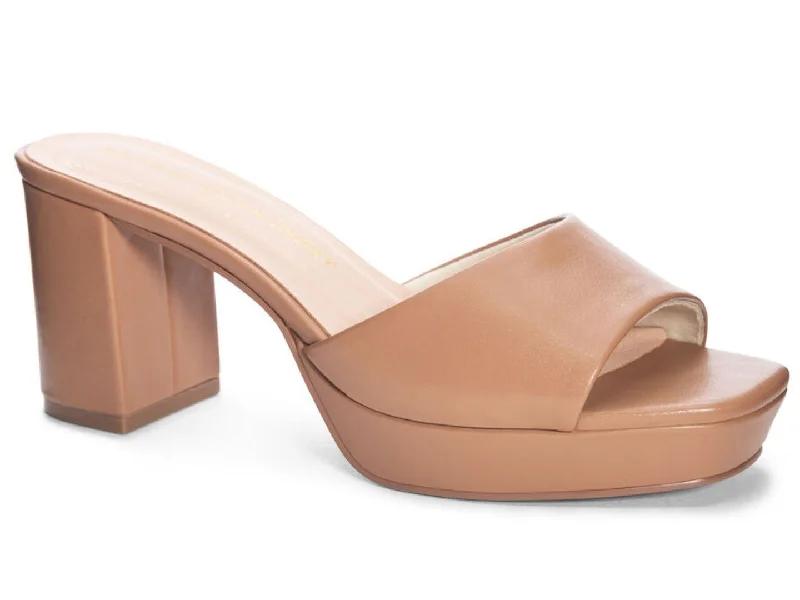 Lightweight Women's Mesh - Paneled Sandals in Yellow for BreathabilityChinese Laundry: Tai in Tan