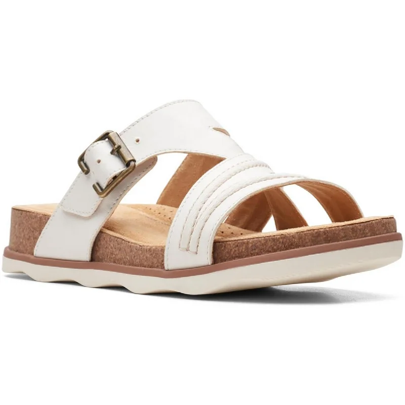 Orthopedic Women's Sandals with Arch Support in Gray for Foot HealthOrthopedic Women's Sandals with Arch Support in Gray for Foot HealthClarks Womens Brynn Hope Leather Slip On Slide Sandals