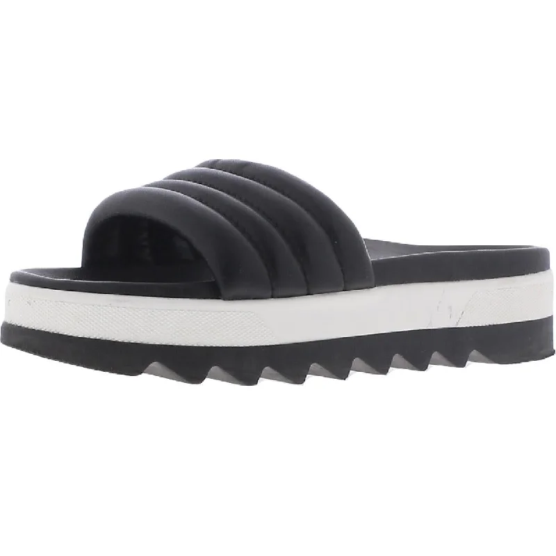 Shock - Absorbing Women's Sandals with a Soft Insole in Black for Active LifestylesShock - Absorbing Women's Sandals with a Soft Insole in Black for Active LifestylesCougar Womens Prato Leather Slip On Slide Sandals