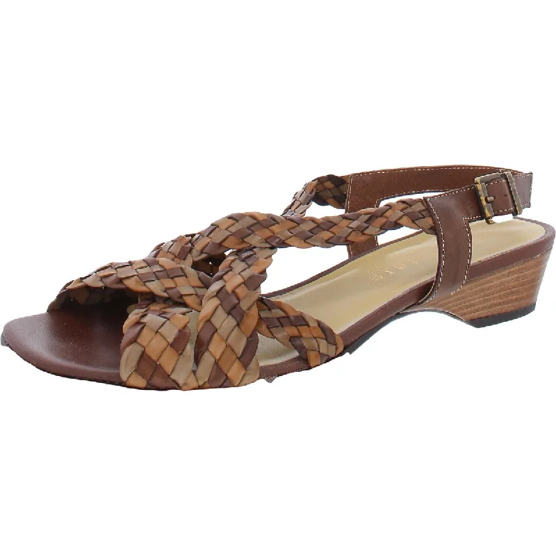 Women's Sandals with a Glitter - Coated Strap in Gold for a Sparkly Summer OutfitWomen's Sandals with a Glitter - Coated Strap in Gold for a Sparkly Summer OutfitDavid Tate Womens Dolce Leather Slingback Strappy Sandals