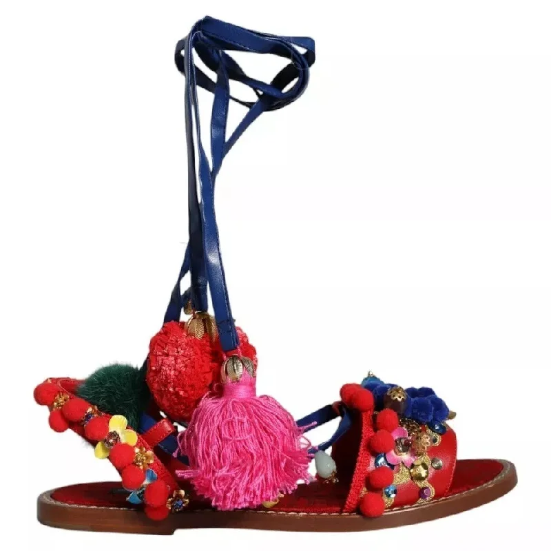 Women's Sandals with a Wedge Heel and a Tassel Detail in Orange for a Trendy LookWomen's Sandals with a Wedge Heel and a Tassel Detail in Orange for a Trendy LookDolce & Gabbana multi Pom Pom Fur Wrap Sandals Women's Shoes (Pre-Owned) Women's Sandals with a Wedge Heel and a Tassel Detail in Orange for a Trendy LookWomen's Sandals with a Wedge Heel and a Tassel Detail in Orange for a Trendy LookDolce & Gabbana multi Pom Pom Fur Wrap Sandals Women's Shoes (Pre-Owned)