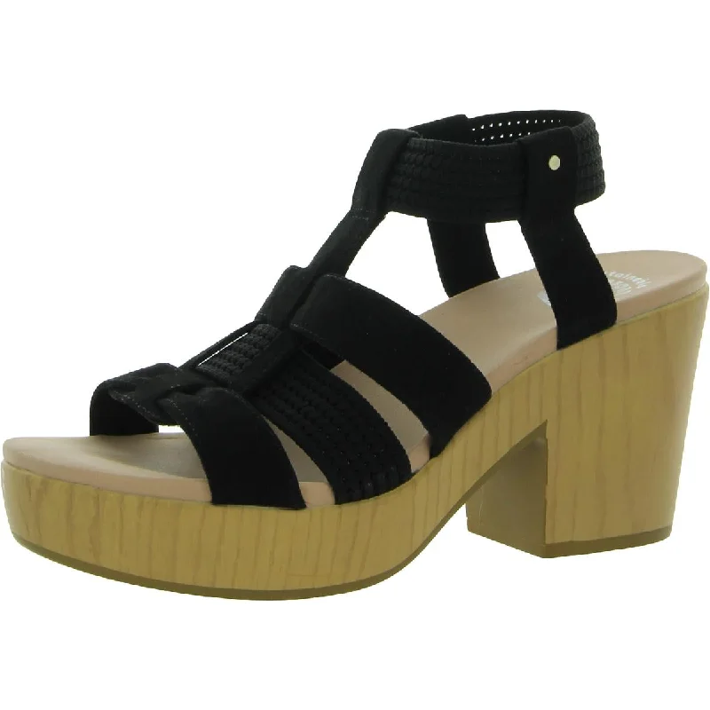 Women's Leather - Strapped Sandals with a Braided Detail in Brown for a Rustic AppealWomen's Leather - Strapped Sandals with a Braided Detail in Brown for a Rustic AppealDr. Scholl's Shoes Womens Blossom Faux Suede Ankle Strap Platform Sandals