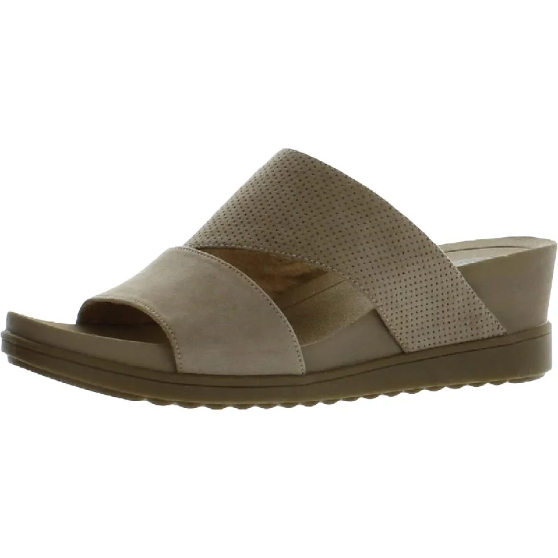 Adjustable Strap Women's Sandals with a Padded Heel in Pink for a Custom FitAdjustable Strap Women's Sandals with a Padded Heel in Pink for a Custom FitDr. Scholl's Shoes Womens Goldie Slide Faux Suede Slip On Wedge Sandals