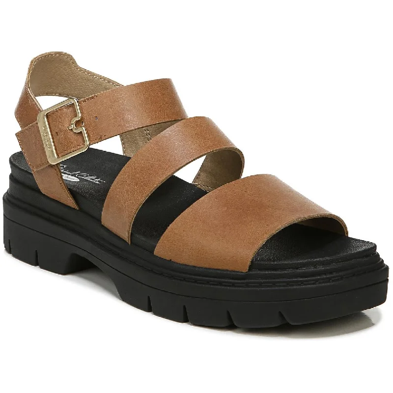 Sustainable Women's Recycled Material Sandals in Beige for Eco - Conscious ShoppersSustainable Women's Recycled Material Sandals in Beige for Eco - Conscious ShoppersDr. Scholl's Shoes Womens Trekkie Cushioned Footbed Ankle Strap Platform Sandals