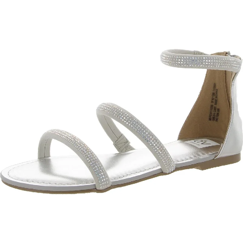 Shock - Absorbing Women's Sandals with a Soft Insole in Black for Active LifestylesShock - Absorbing Women's Sandals with a Soft Insole in Black for Active LifestylesDV By Dolce Vita Womens Cady Rhinestone Metallic Slide Sandals