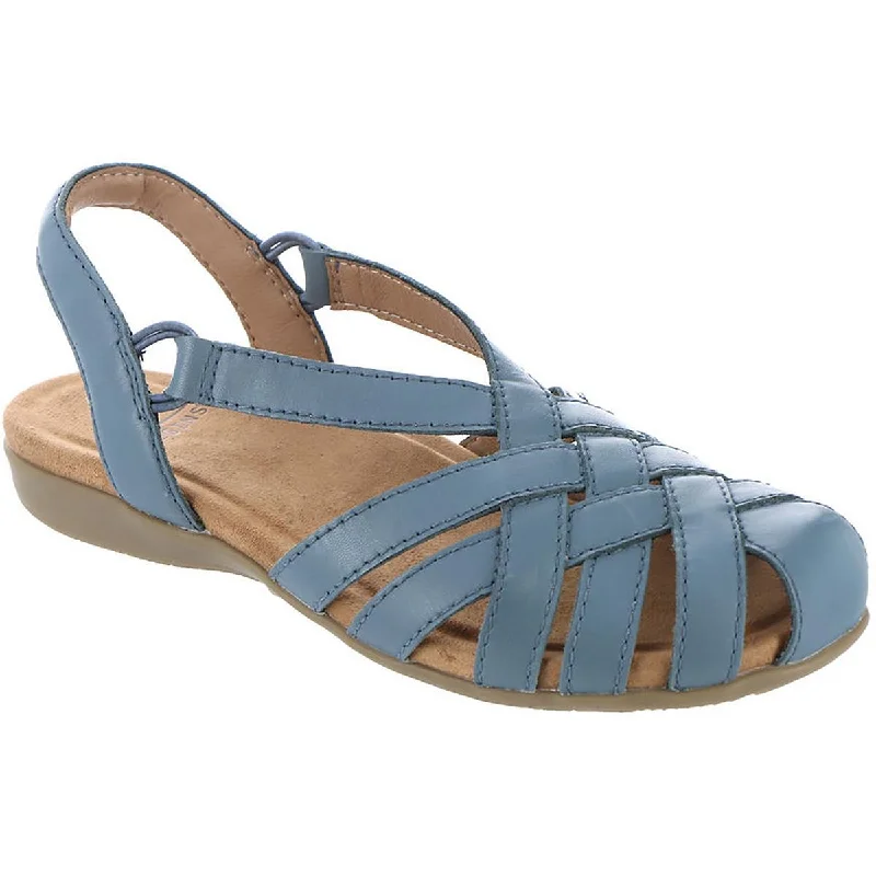 Shock - Absorbing Women's Sandals with a Soft Insole in Black for Active LifestylesShock - Absorbing Women's Sandals with a Soft Insole in Black for Active LifestylesEarth Origins Womens Berri  Round Toe Woven Slingback Sandals