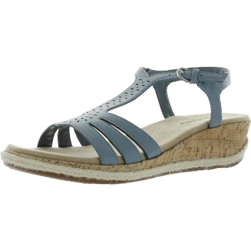 Shock - Absorbing Women's Sandals with a Soft Insole in Black for Active LifestylesShock - Absorbing Women's Sandals with a Soft Insole in Black for Active LifestylesEasy Street Womens Dorinda Faux Leather T-Bar Espadrilles Shock - Absorbing Women's Sandals with a Soft Insole in Black for Active LifestylesShock - Absorbing Women's Sandals with a Soft Insole in Black for Active LifestylesEasy Street Womens Dorinda Faux Leather T-Bar Espadrilles