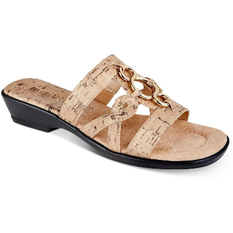 Women's Sandals with a Glitter - Coated Strap in Gold for a Sparkly Summer OutfitEasy Street Womens Torrid Cork Square Toe Heel Sandals Women's Sandals with a Glitter - Coated Strap in Gold for a Sparkly Summer OutfitEasy Street Womens Torrid Cork Square Toe Heel Sandals