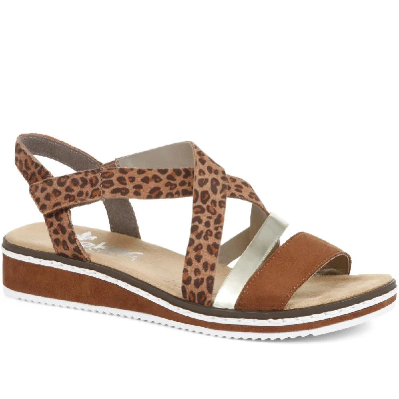 Plus Size Women's Wide - Width Platform Sandals in Black for Added Comfort and HeightPlus Size Women's Wide - Width Platform Sandals in Black for Added Comfort and HeightFlat Slingback Sandals - RKR35543 / 321 452