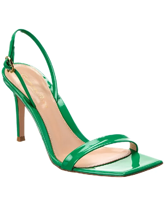 Anti - Slip Women's Sandals with a Grooved Sole in Green for Outdoor AdventuresAnti - Slip Women's Sandals with a Grooved Sole in Green for Outdoor AdventuresGianvito Rossi Ribbon Stiletto 85 Patent Slingback Sandal