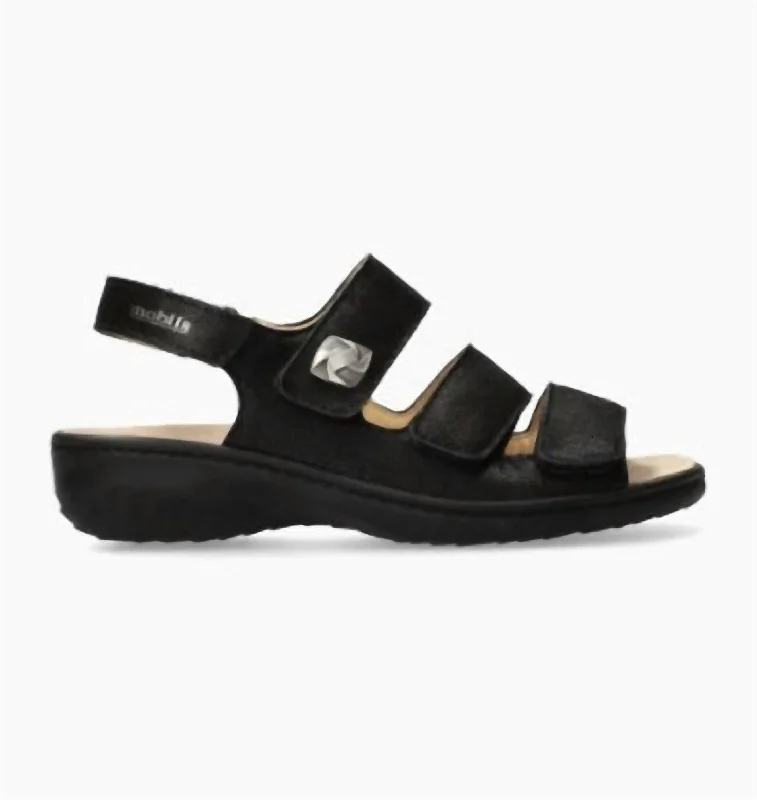 Women's Leather - Strapped Sandals with a Braided Detail in Brown for a Rustic AppealGiorgina Women's Walking Sandal In Black Women's Leather - Strapped Sandals with a Braided Detail in Brown for a Rustic AppealGiorgina Women's Walking Sandal In Black