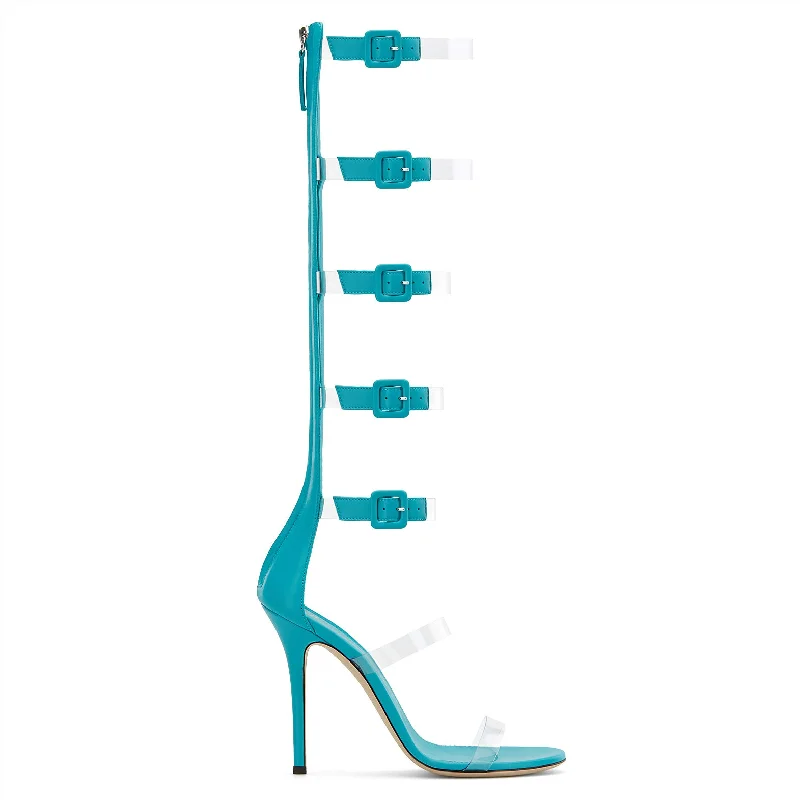 Women's Flat Slide Sandals with a Memory Foam Insole in White for All - Day Comfort Lightweight Women's Mesh - Paneled Sandals in Yellow for BreathabilityGiuseppe Zanotti Catrina