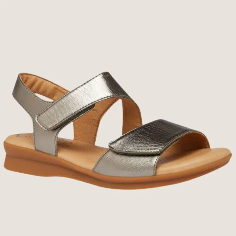 Sustainable Women's Recycled Material Sandals in Beige for Eco - Conscious ShoppersSustainable Women's Recycled Material Sandals in Beige for Eco - Conscious ShoppersHush Puppies Nessa Sandal