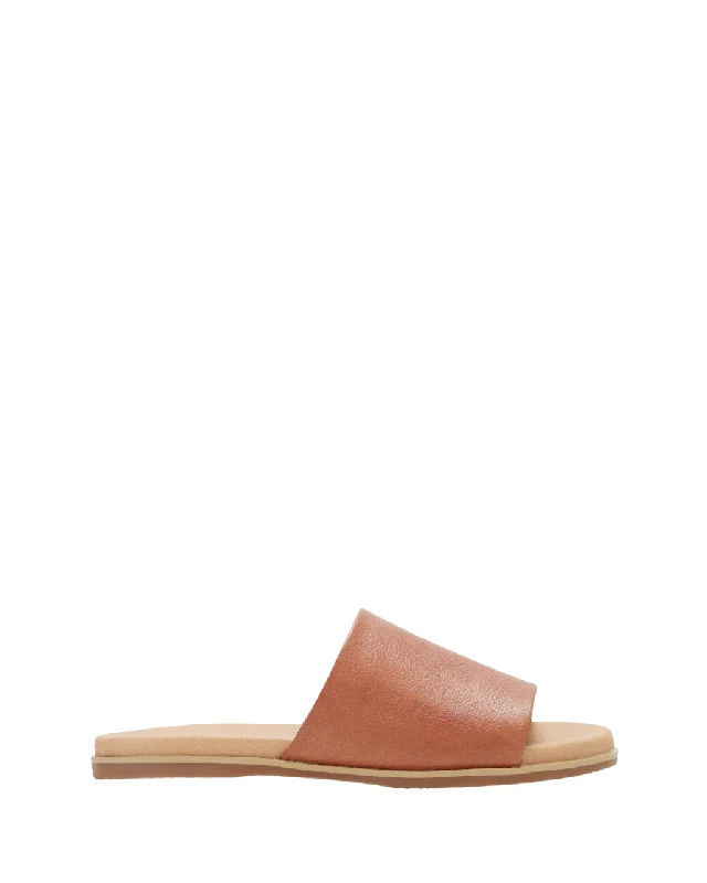 Plus Size Women's Wide - Width Platform Sandals in Black for Added Comfort and HeightHush Puppies Womens Paradise Slip On Leather Slides Dark Tan Sandals