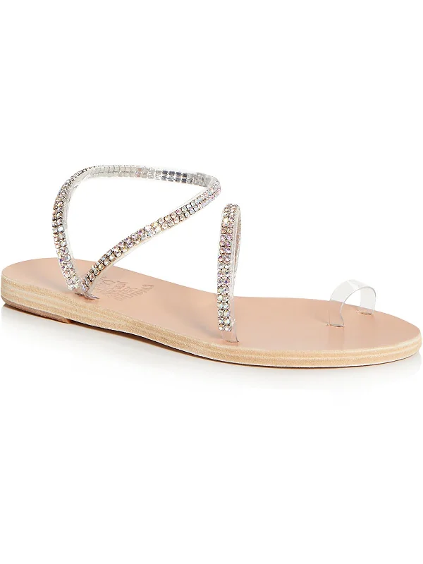 Waterproof Women's Rubber Beach Sandals with Arch Support in Blue for Water ActivitiesWaterproof Women's Rubber Beach Sandals with Arch Support in Blue for Water ActivitiesIrina  Womens Toe Ring Open Toe Ankle Strap