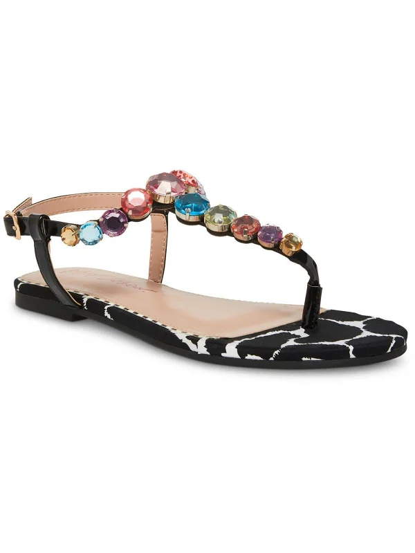Women's Leather - Strapped Sandals with a Braided Detail in Brown for a Rustic AppealWomen's Leather - Strapped Sandals with a Braided Detail in Brown for a Rustic AppealJamari Womens Thong Flat Thong Sandals