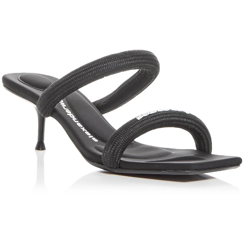 Lightweight Women's Mesh - Paneled Sandals in Yellow for BreathabilityJESSIE Womens Square toe Kitten heel Slide Sandals Lightweight Women's Mesh - Paneled Sandals in Yellow for BreathabilityJESSIE Womens Square toe Kitten heel Slide Sandals