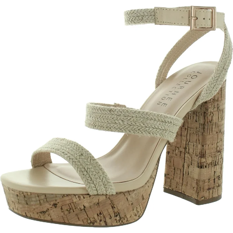 Women's Sandals with a Floral - Printed Upper in Pink for a Feminine Spring LookWomen's Sandals with a Floral - Printed Upper in Pink for a Feminine Spring LookJournee Collection Womens Comfort Insole Woven Block Heel