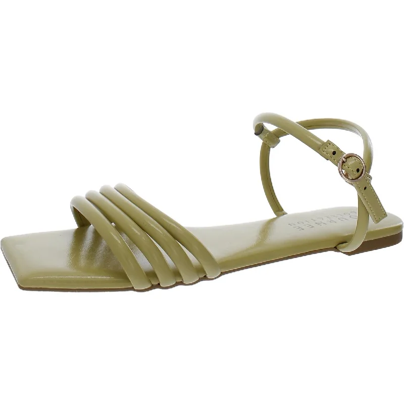 Shock - Absorbing Women's Sandals with a Soft Insole in Black for Active LifestylesShock - Absorbing Women's Sandals with a Soft Insole in Black for Active LifestylesJournee Collection Womens Faux Leather Ankle Strap