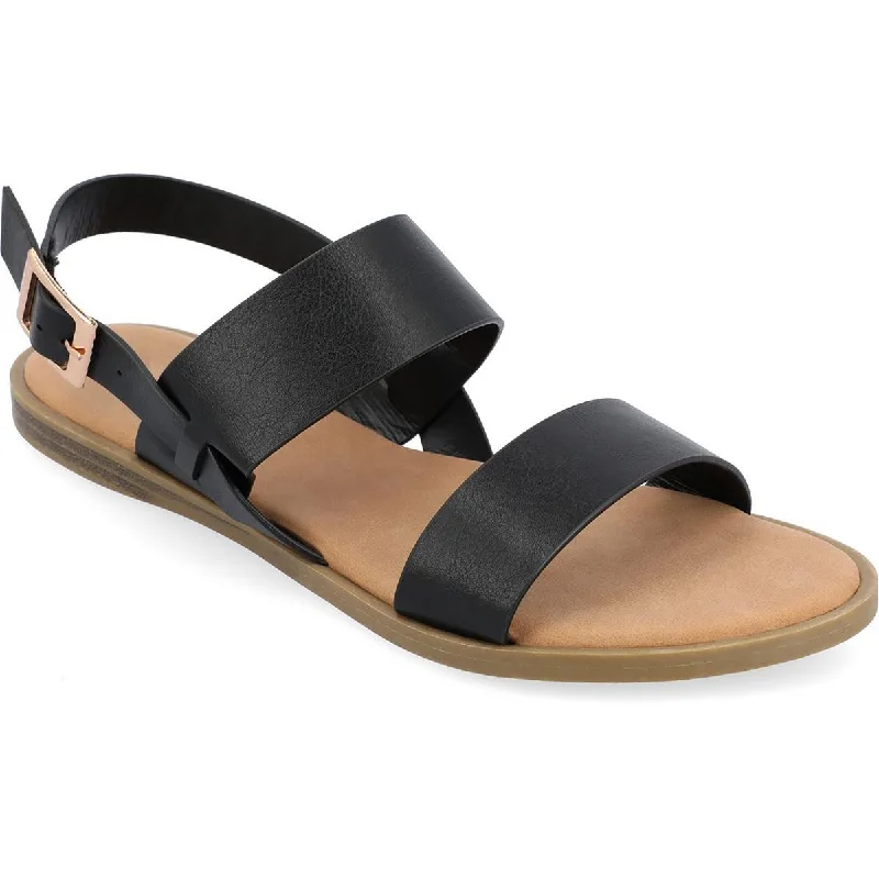 Women's Sandals with a Wedge Heel and a Tassel Detail in Orange for a Trendy LookWomen's Sandals with a Wedge Heel and a Tassel Detail in Orange for a Trendy LookJournee Collection Womens Faux Leather Cushioned Footbed Ankle Strap