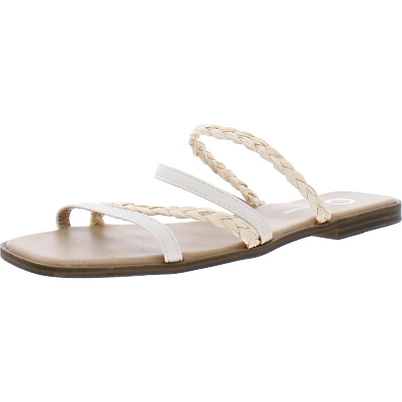 Women's Sandals with a Wedge Heel and a Tassel Detail in Orange for a Trendy LookJournee Collection Womens Faux Leather Flats Slide Sandals Women's Sandals with a Wedge Heel and a Tassel Detail in Orange for a Trendy LookJournee Collection Womens Faux Leather Flats Slide Sandals