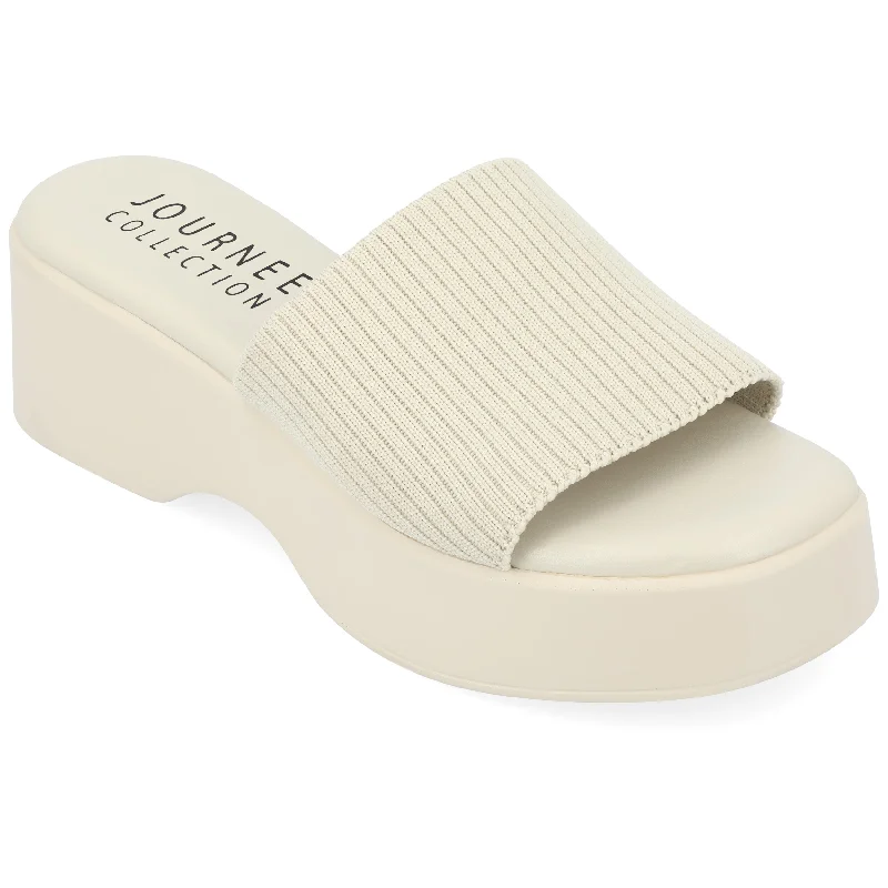 Women's Rhinestone - Embellished Open - Toe Sandals in Silver for a Glamorous Party LookWomen's Rhinestone - Embellished Open - Toe Sandals in Silver for a Glamorous Party LookJournee Collection Women's Tru Comfort Foam Emani Sandal