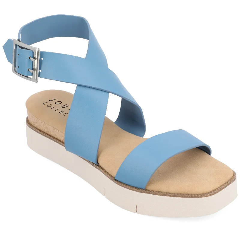 Women's Ankle - Strap Sandals with a Block Heel in Red for a Sophisticated StyleWomen's Ankle - Strap Sandals with a Block Heel in Red for a Sophisticated StyleJournee Collection Women's Tru Comfort Foam Havalee Sandals Women's Ankle - Strap Sandals with a Block Heel in Red for a Sophisticated StyleWomen's Ankle - Strap Sandals with a Block Heel in Red for a Sophisticated StyleJournee Collection Women's Tru Comfort Foam Havalee Sandals