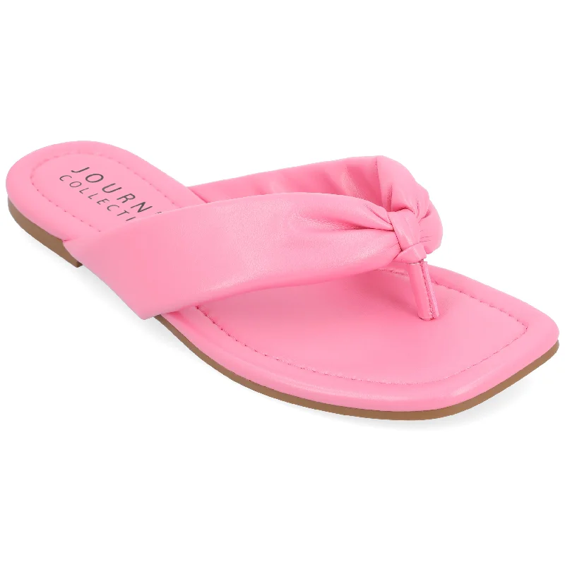 Elastic - Strap Women's Sandals with a Padded Toe in Teal for Easy On - and - OffJournee Collection Women's Tru Comfort Foam Kyleen Sandal Elastic - Strap Women's Sandals with a Padded Toe in Teal for Easy On - and - OffJournee Collection Women's Tru Comfort Foam Kyleen Sandal
