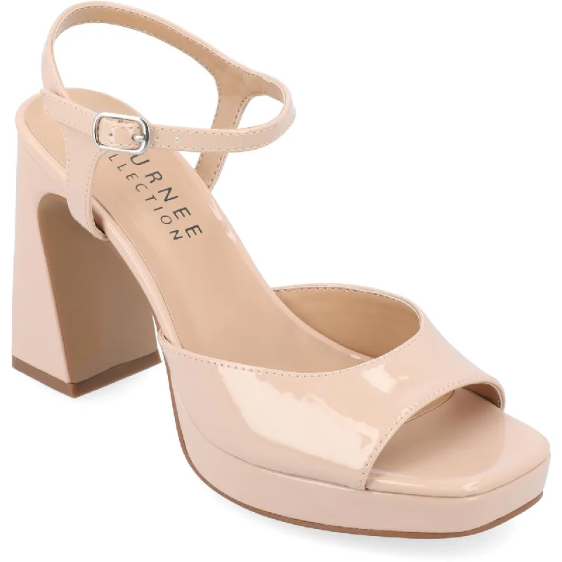 Child - Friendly Women's Sandals with a Secure Buckle in Purple for Moms on the GoChild - Friendly Women's Sandals with a Secure Buckle in Purple for Moms on the GoJournee Collection Womens ZIARRE Patent Leather Ankle Strap Child - Friendly Women's Sandals with a Secure Buckle in Purple for Moms on the GoChild - Friendly Women's Sandals with a Secure Buckle in Purple for Moms on the GoJournee Collection Womens ZIARRE Patent Leather Ankle Strap