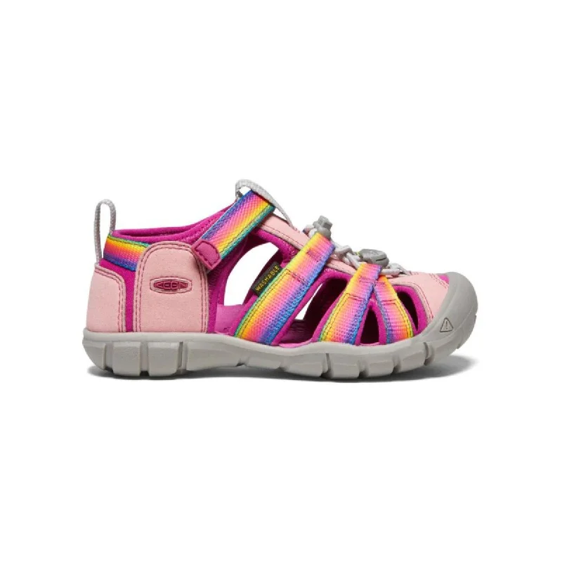 Plus Size Women's Wide - Width Platform Sandals in Black for Added Comfort and HeightPlus Size Women's Wide - Width Platform Sandals in Black for Added Comfort and HeightKeen Toddlers' Seacamp II CNX Rainbow/Festival Fuchsia
