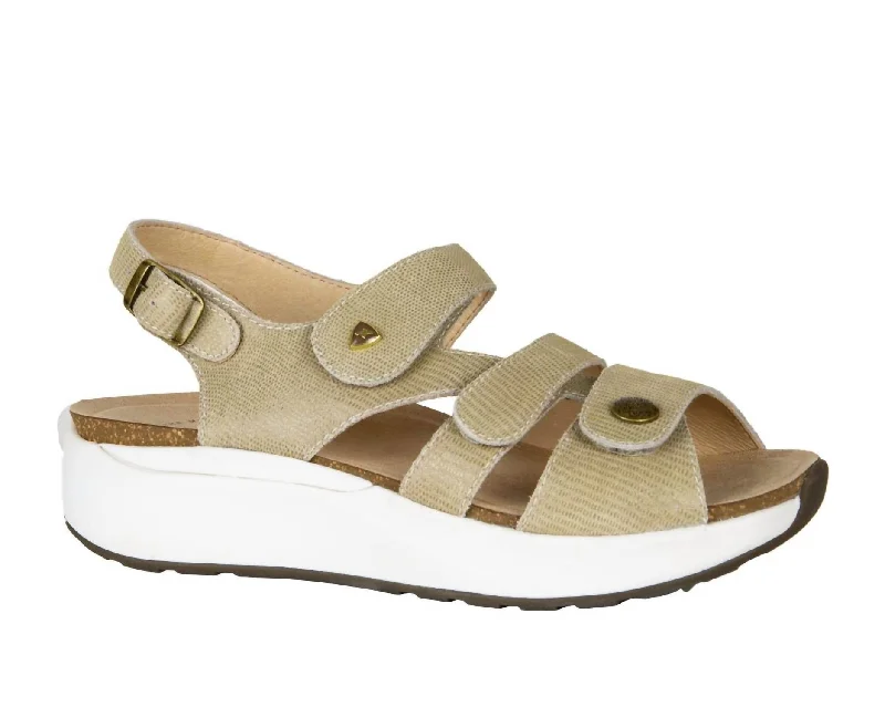 Women's Sandals with a Floral - Printed Upper in Pink for a Feminine Spring LookLadies' Mykonos Embossed Leather Sandals In Champagne Women's Sandals with a Floral - Printed Upper in Pink for a Feminine Spring LookLadies' Mykonos Embossed Leather Sandals In Champagne