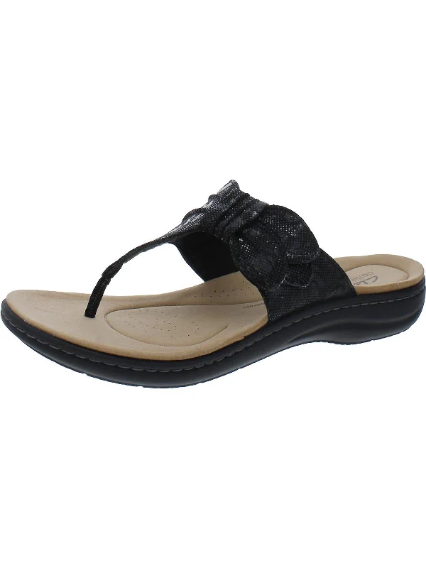 Women's Sandals with a Glitter - Coated Strap in Gold for a Sparkly Summer OutfitLAURIEANN Womens Faux leather upper and toe post Open Toe Slide Sandals Women's Sandals with a Glitter - Coated Strap in Gold for a Sparkly Summer OutfitLAURIEANN Womens Faux leather upper and toe post Open Toe Slide Sandals