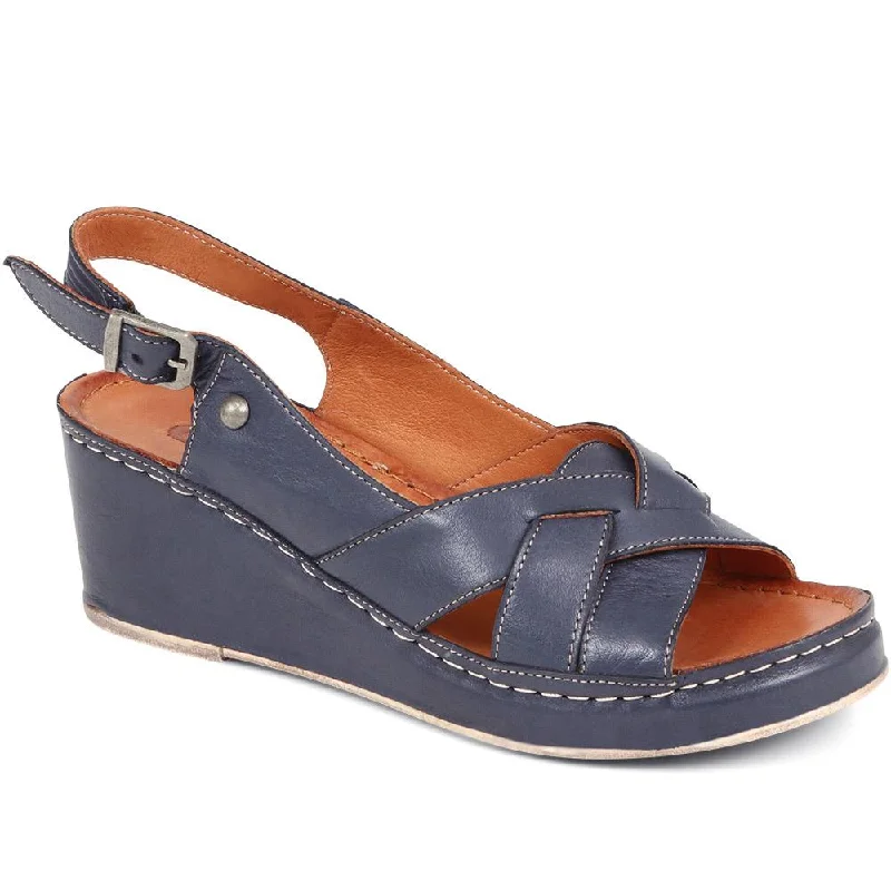 Women's Leather - Strapped Sandals with a Braided Detail in Brown for a Rustic AppealWomen's Leather - Strapped Sandals with a Braided Detail in Brown for a Rustic AppealLeather Wedge Sandals - KARY37003 / 323 964 Women's Leather - Strapped Sandals with a Braided Detail in Brown for a Rustic AppealWomen's Leather - Strapped Sandals with a Braided Detail in Brown for a Rustic AppealLeather Wedge Sandals - KARY37003 / 323 964