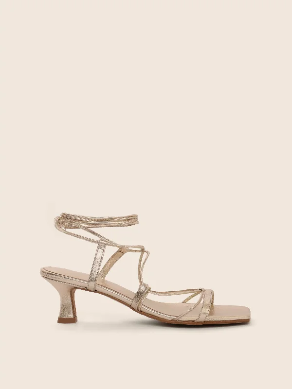 Adjustable Strap Women's Sandals with a Padded Heel in Pink for a Custom FitLivia Gold Heel Adjustable Strap Women's Sandals with a Padded Heel in Pink for a Custom FitLivia Gold Heel
