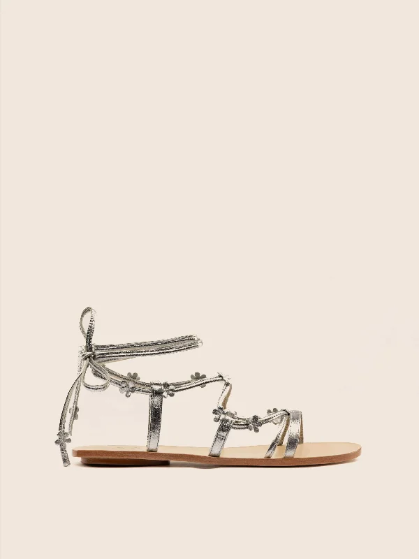 Adjustable Strap Women's Sandals with a Padded Heel in Pink for a Custom FitLondrina Silver Sandal Adjustable Strap Women's Sandals with a Padded Heel in Pink for a Custom FitLondrina Silver Sandal